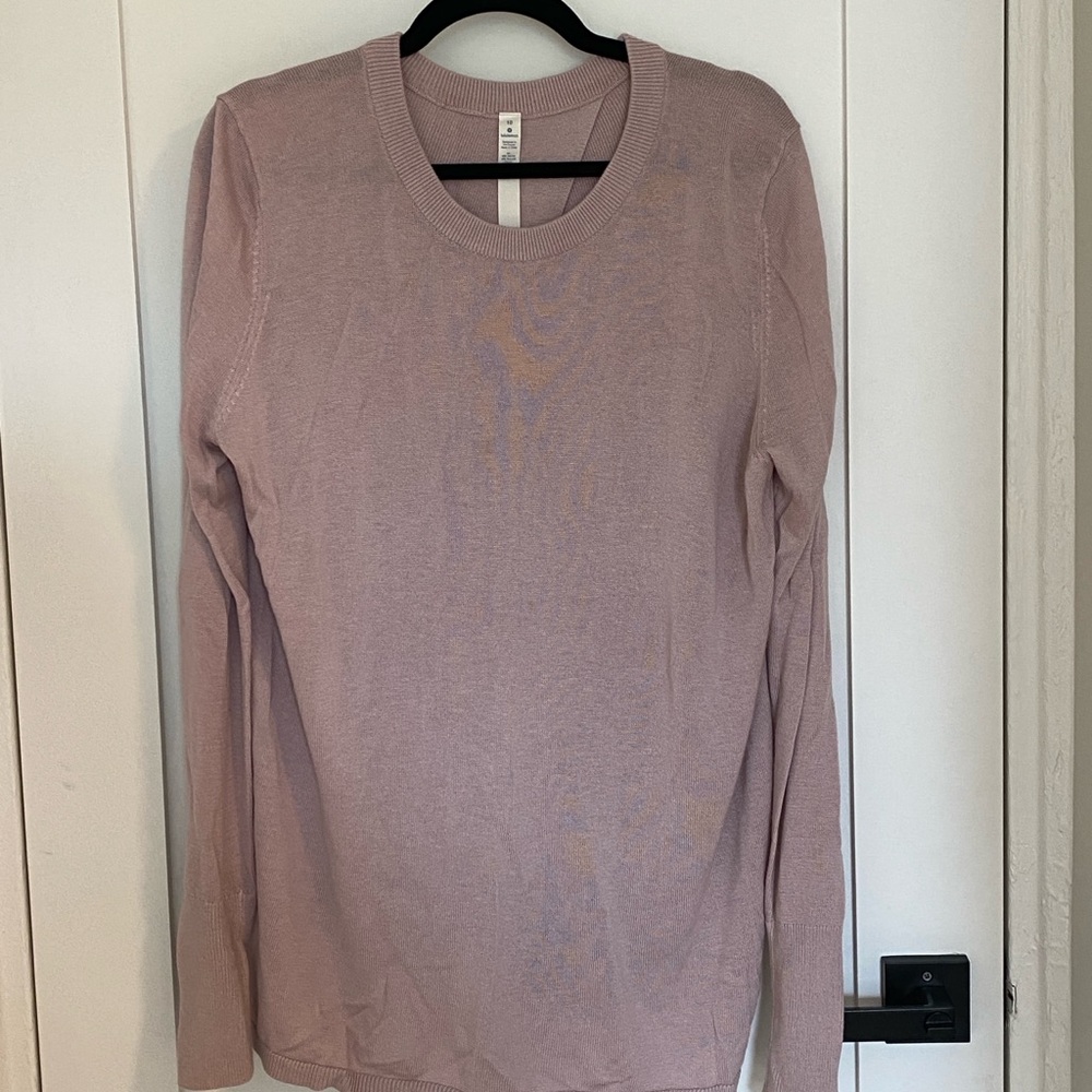 Lululemon Pink Long Sleeve Sweater